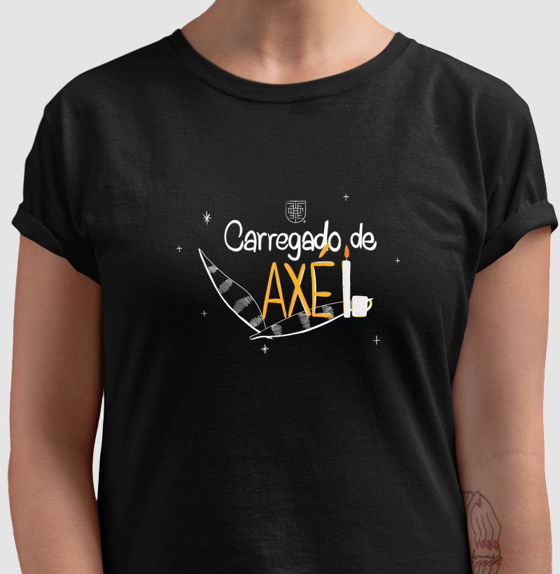 Carregado de Axé com Logo - Camiseta