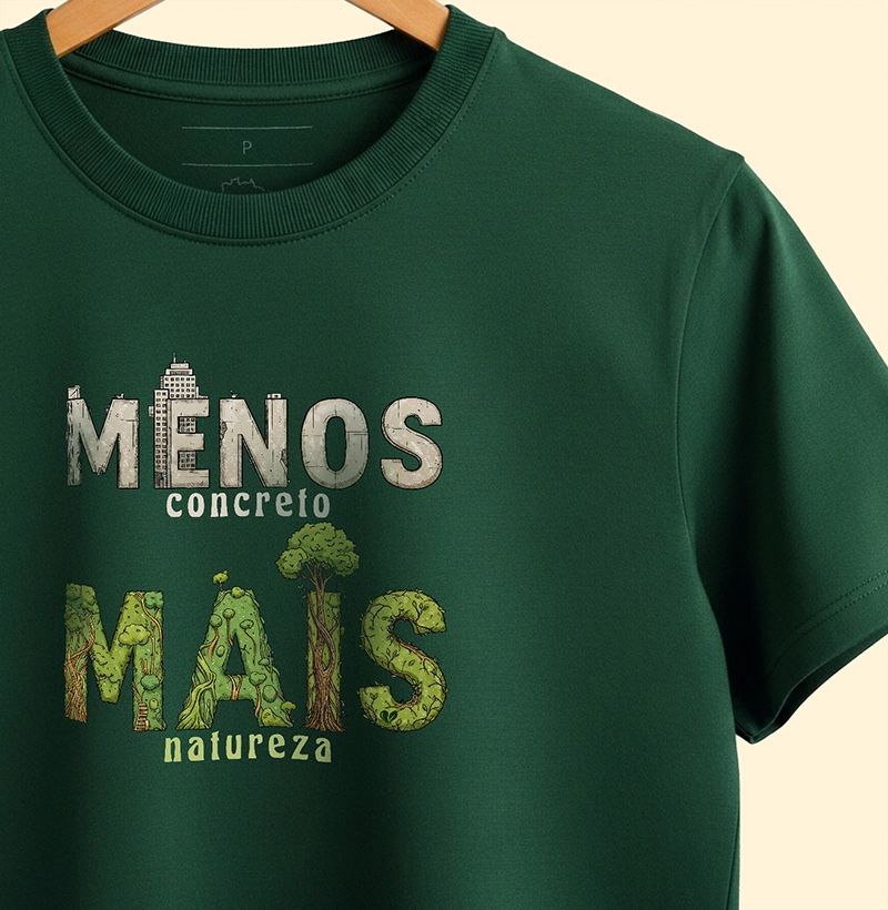 MENOS concreto e MAIS natureza