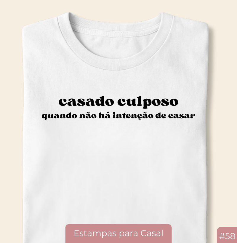 Camiseta Casal20 – Casado Culposo (#58)