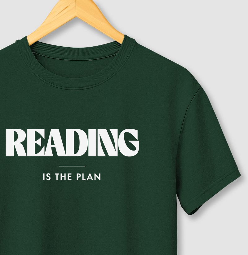 READING IS THE PLAN - Camiseta