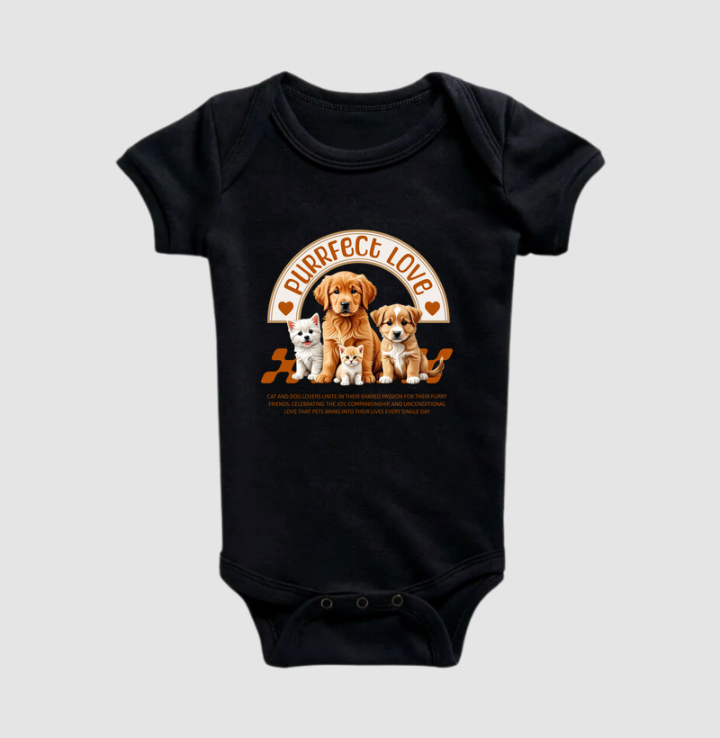 Body Infantil Amor Perfeito