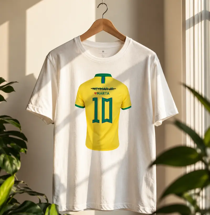 Marta 10 — Neymar riscado