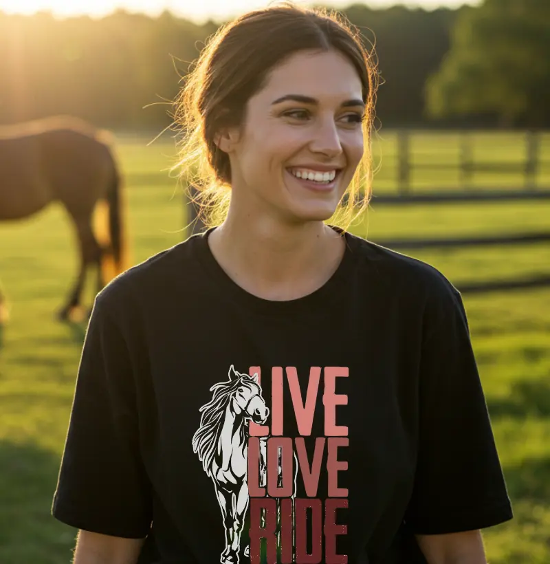 Live Love Ride - Algodão 30.1