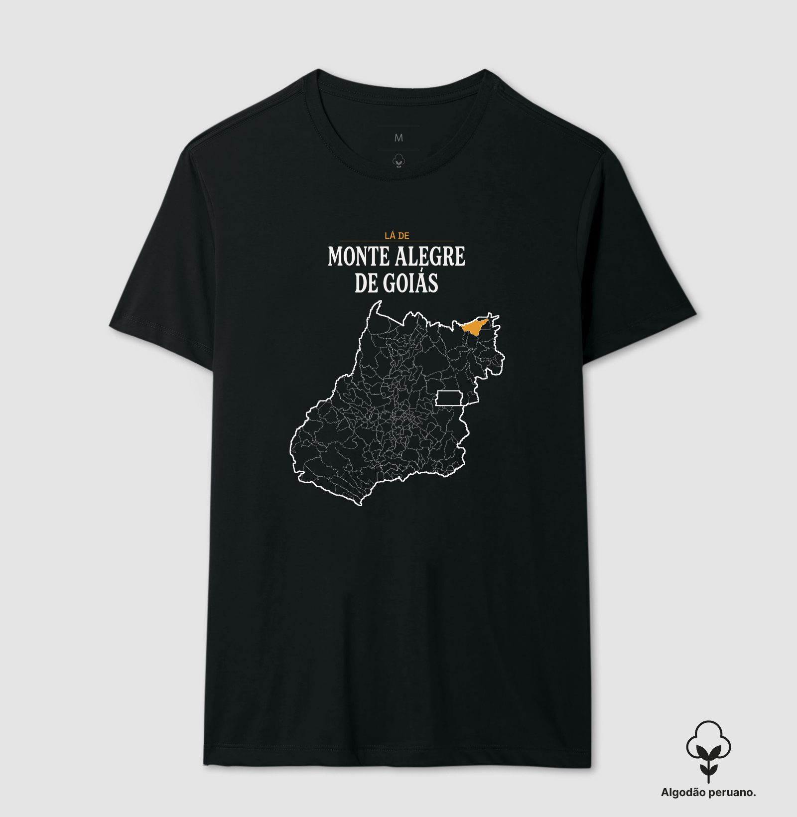 Monte Alegre de Goiás | Território GO - Camiseta Algodão Peruano