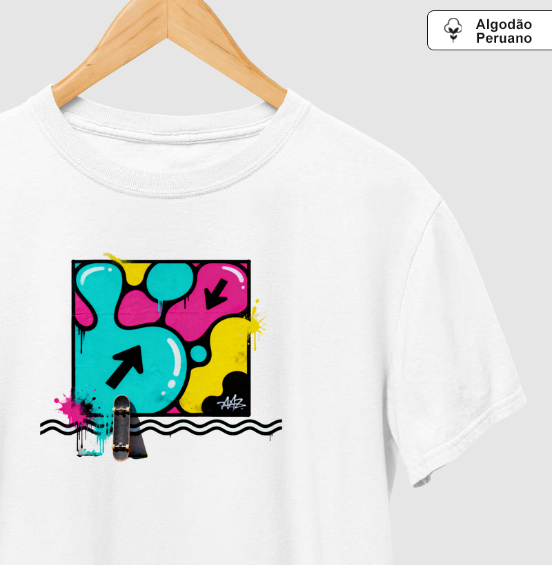 Camiseta Peruana Street Wave — Graffiti 90s | Posto80