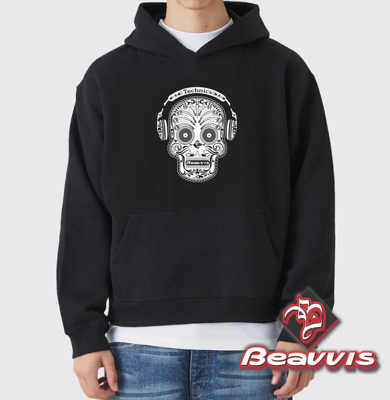 Hoodie Slim Crânio do DJ BVS c24