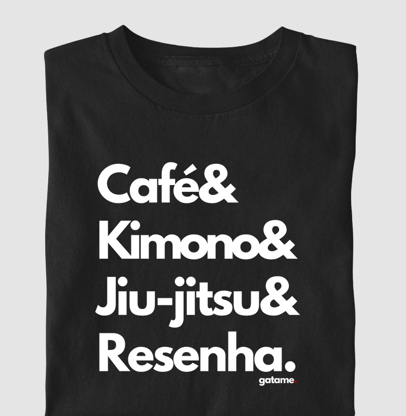 Café & Kimono & Jiu-jitsu & Resenha