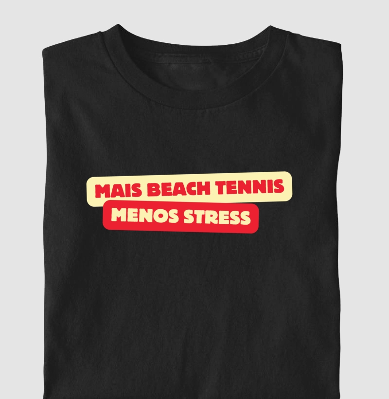 MAIS BEACH TENNIS, MENOS STRESS