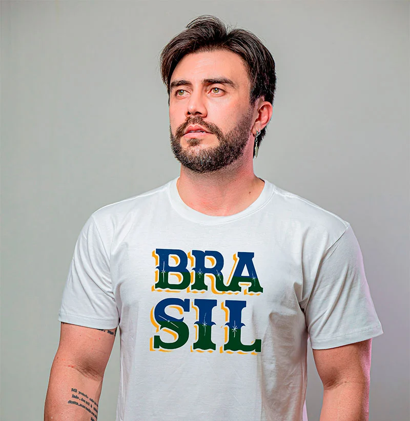 Camiseta Brasil Abridor letra