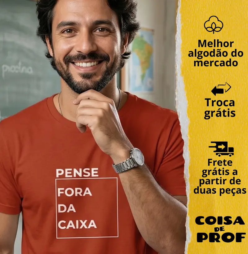 Camiseta Pense Fora da Caixa