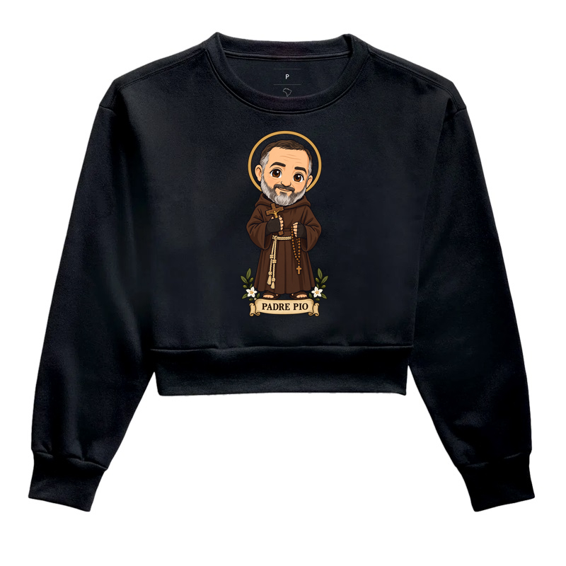 Padre Pio estilo chibi