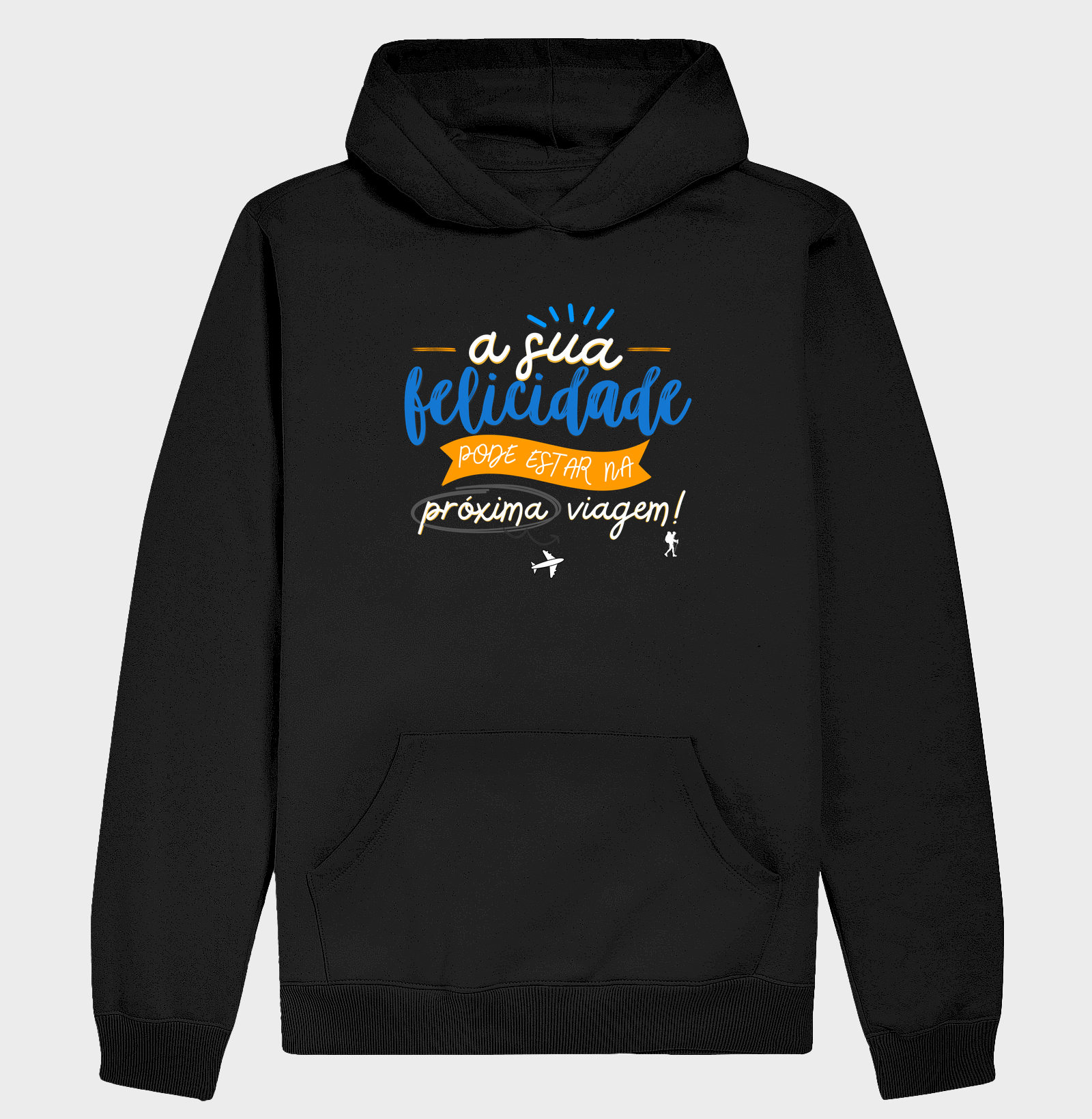 Camiseta - A Sua Felicidade Pode Estar na Próxima Viagem