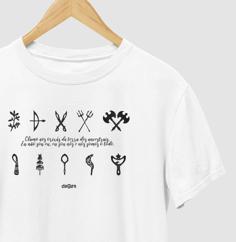 Camiseta Umbanda - Orixás da terra