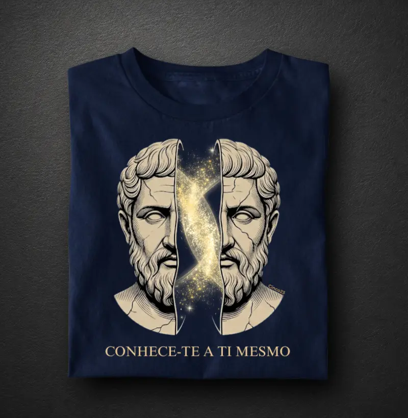 Camiseta: Conhece-te a ti mesmo