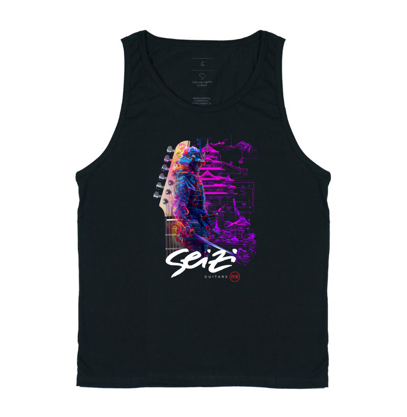 Seizi Samurai Guitar Neon