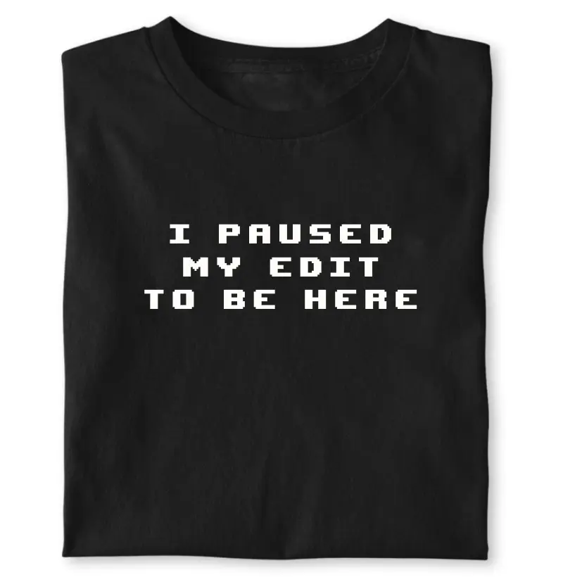 I paused my edit to be here