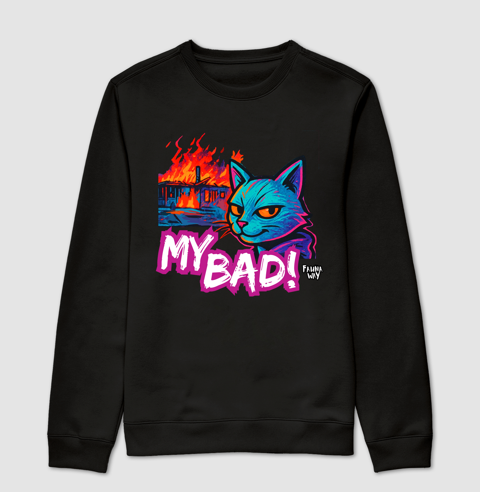 Suéter Gato My Bad