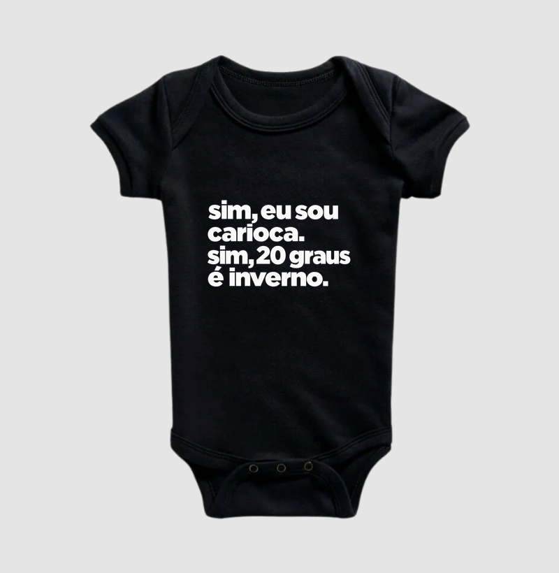 DODDIO - Inverno carioca - Body Infantil