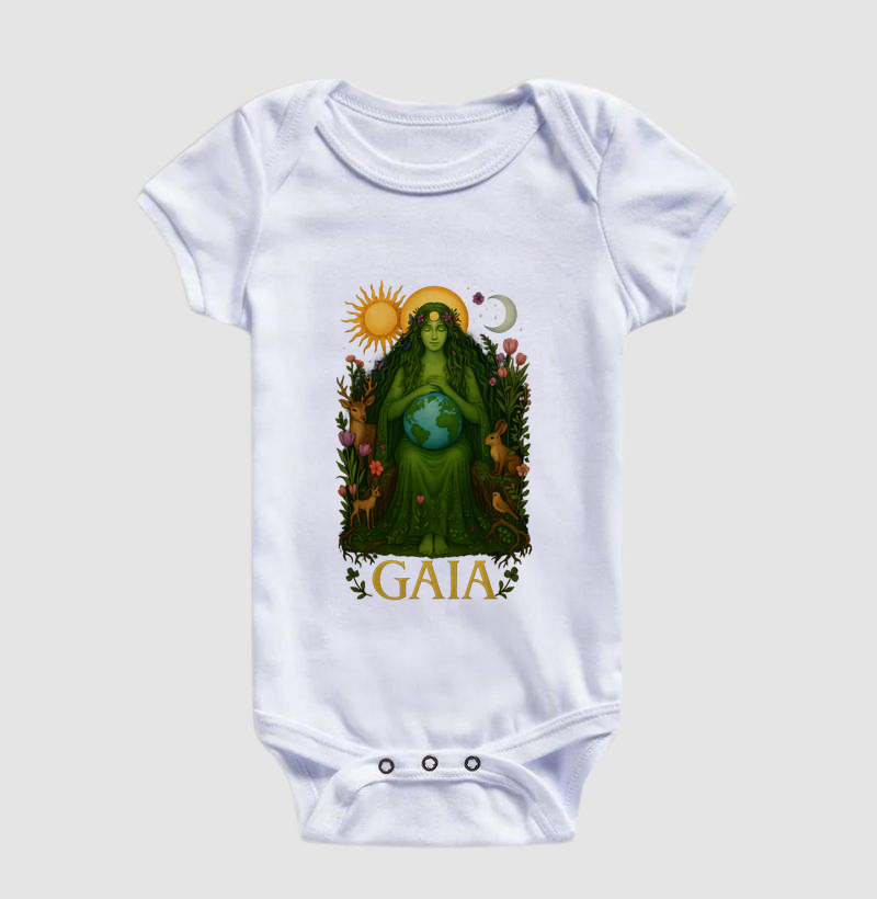 Camiseta Deusas - Gaia, Mãe Terra