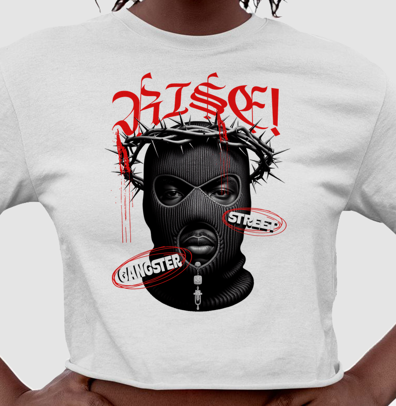 Cropped Rise! Streetwear Estampa Premium Unissex – Moda Urbana