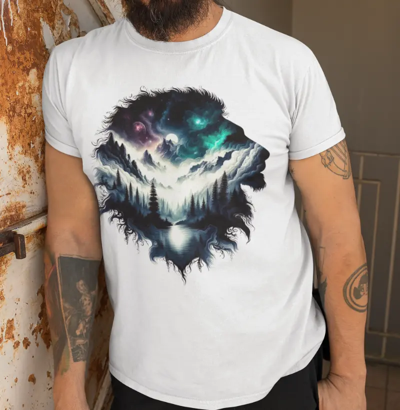 Silhueta Mística do Leão