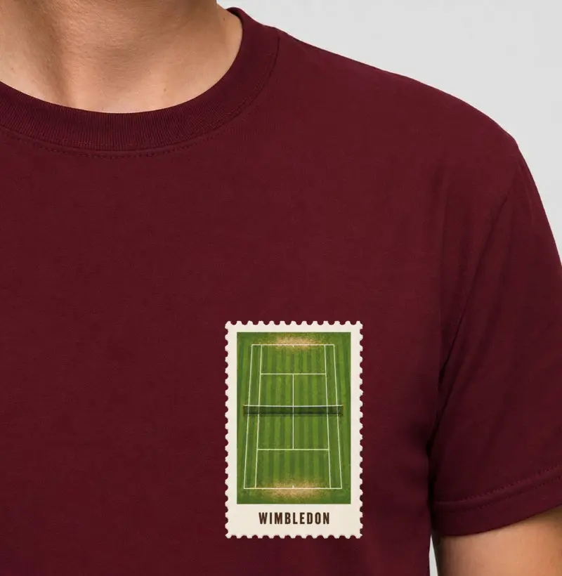 Camiseta Selo Wimbledon (masculino e feminino) - Camiseta