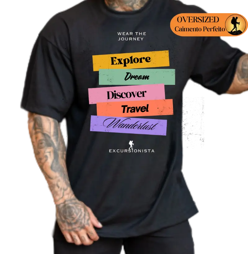 Camiseta Premium Wear the Journey Wanderlust | Excursionista