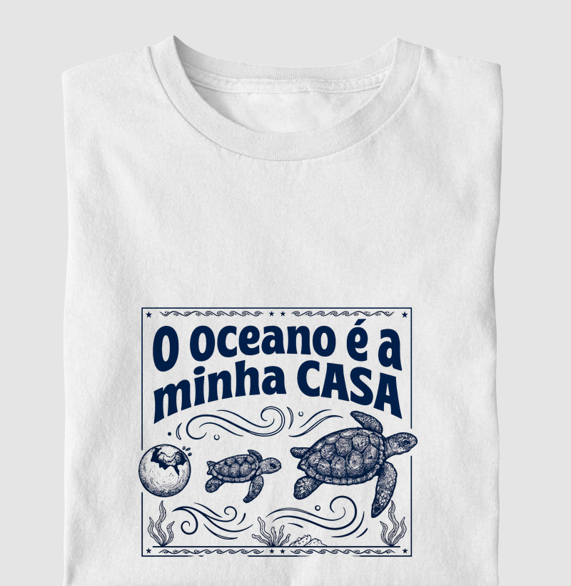 Camiseta Abismo Azul – A Jornada da Tartaruga