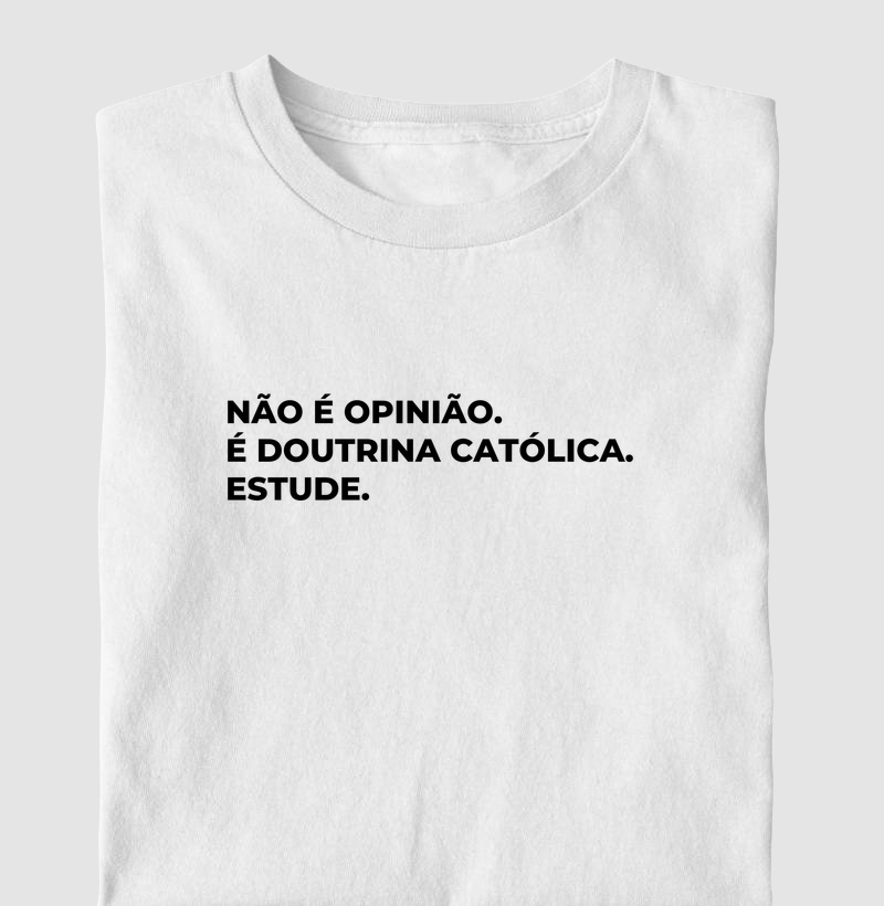 não é opinião.