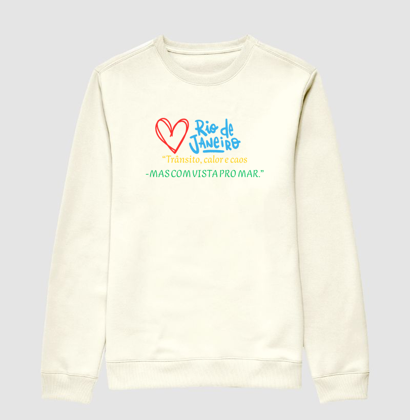 RJ, "Trânsito, calor e caos. Mas com vista pro mar."