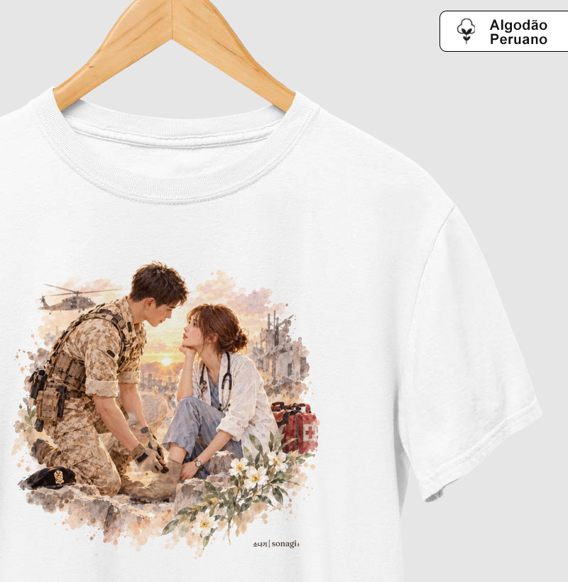 Camiseta Premium Dorama Entre Missões e Destinos | Romance Militar