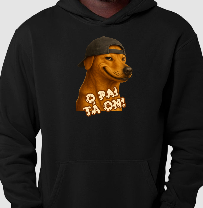 Hoodie Moleton O Pai Tá On