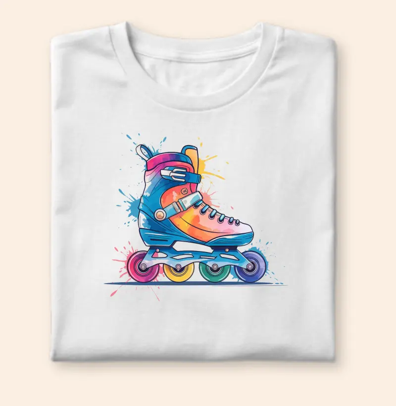 Patins em Aquarela - Inline