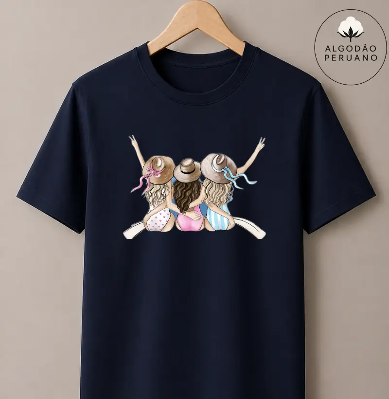 Camiseta Algodão Peruano - Summer Sisters