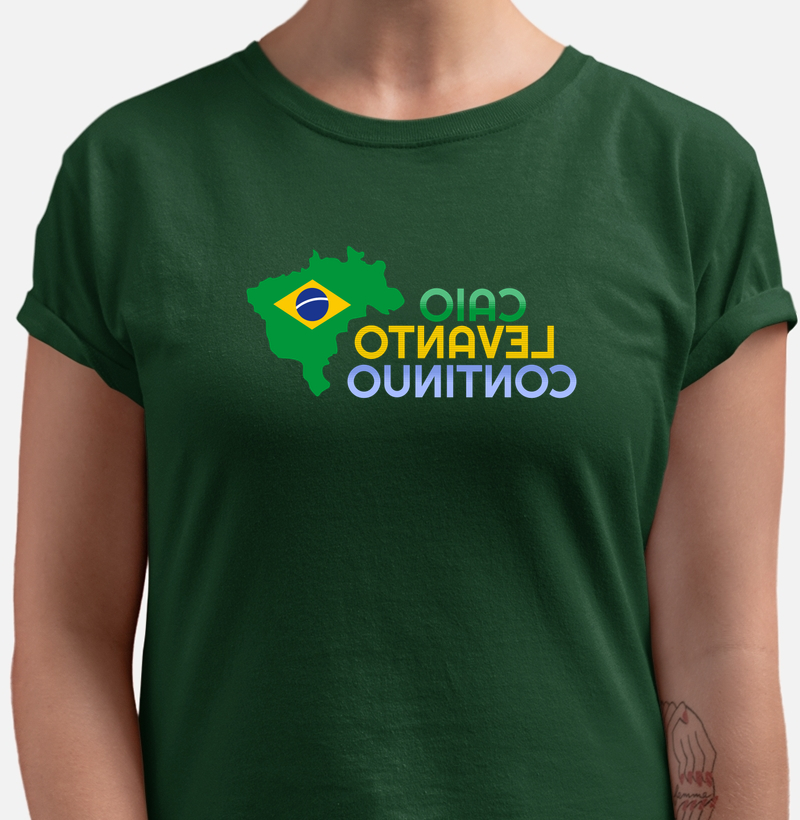 Caio Levanto Continuo - Camiseta