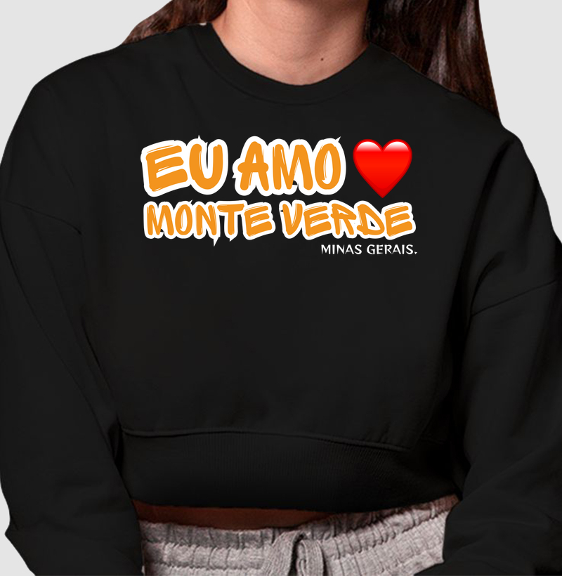 Casaco Crooped Moletom Monte Verde.