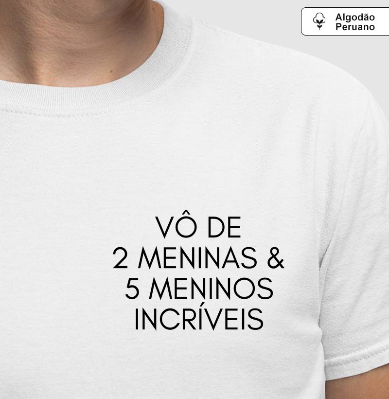 Vô de 2 meninas e 5 meninos incríveis