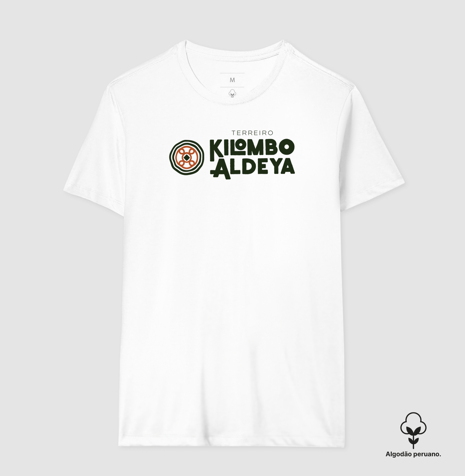 Kilombo Aldeya - Camiseta Algodão Peruano