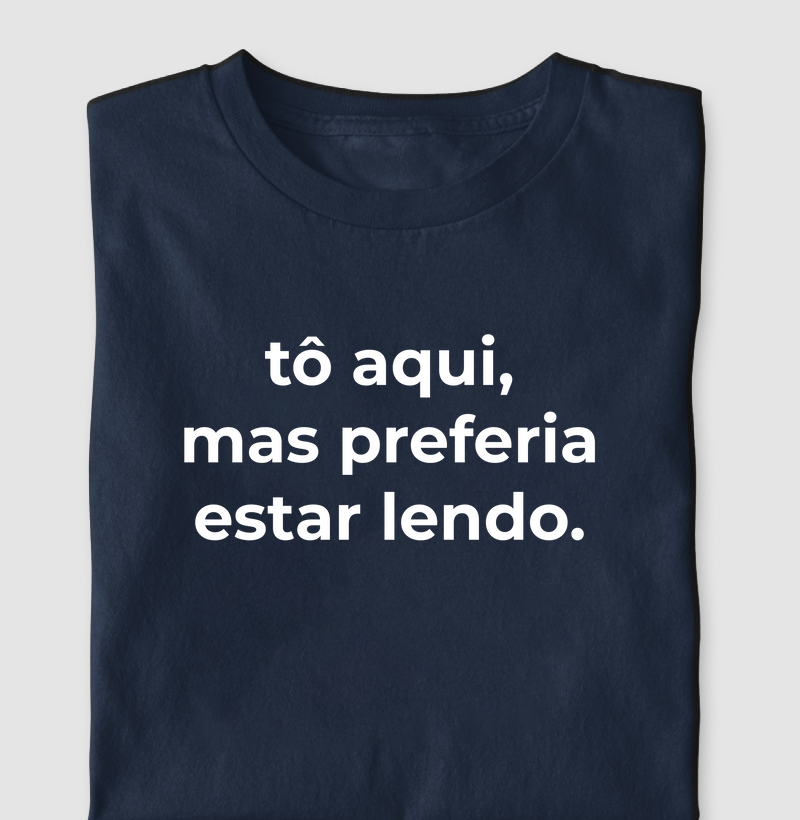 Preferia estar lendo