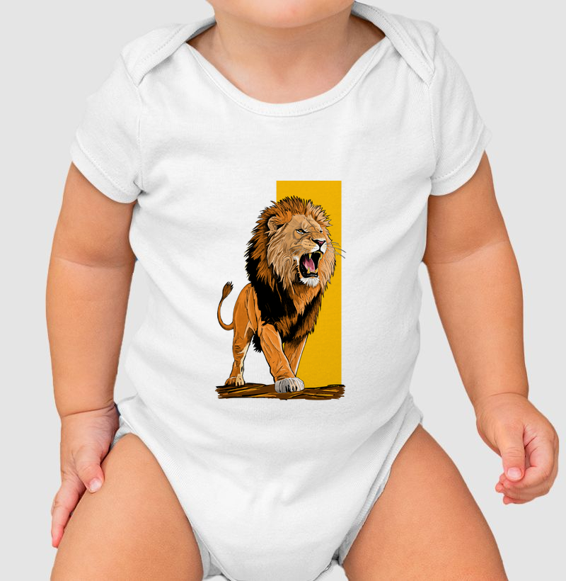 Body Infantil O Rugido do Leão