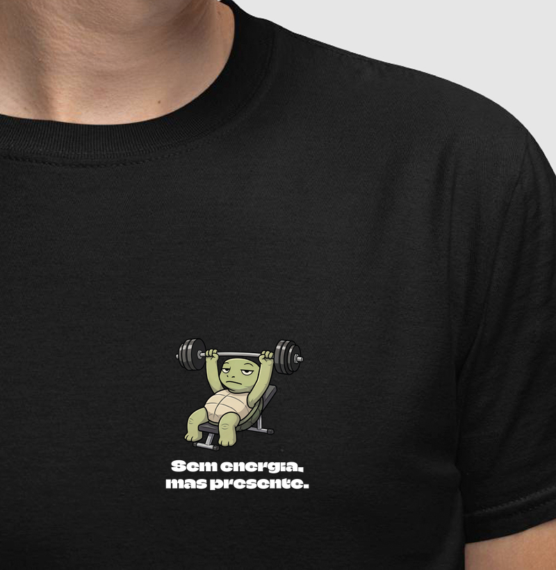 Sem energia, mas presente