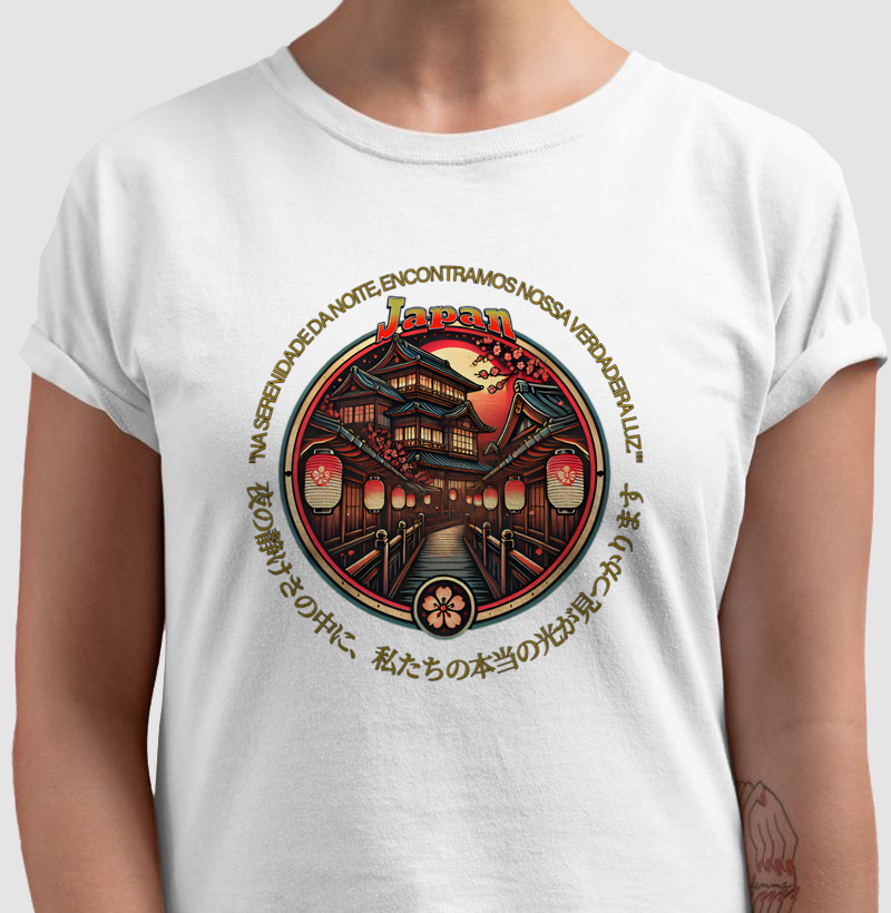 🏮 Rua Tradicional Japonesa – A Elegância da Noite Japonesa 