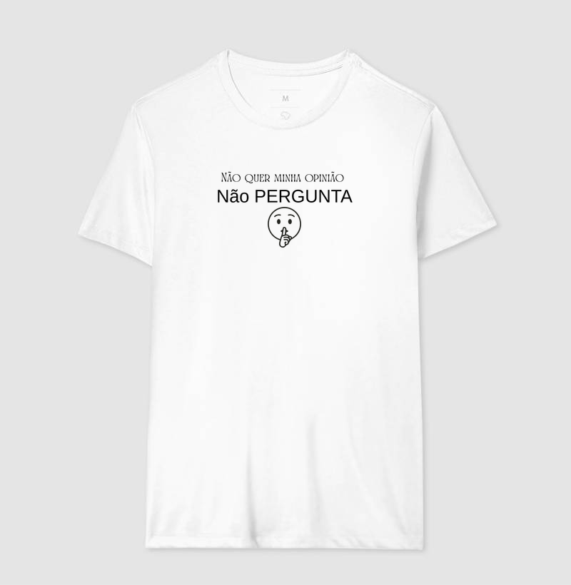 Camiseta opinião