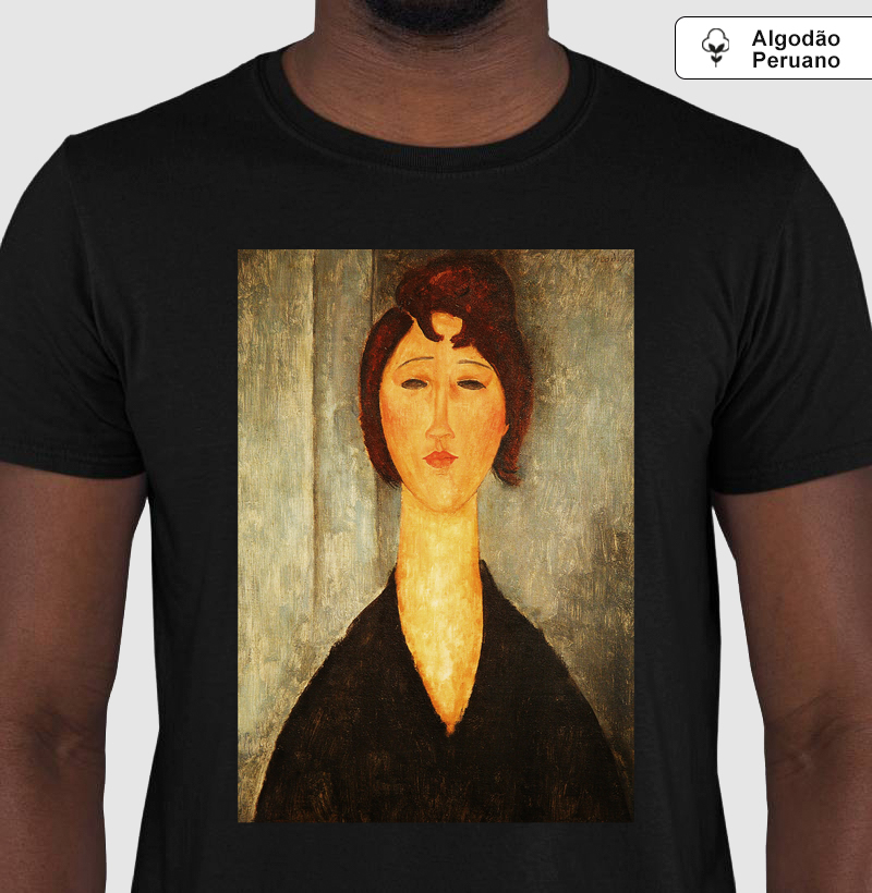 Amedeo Modigliani Portrait of a Young Woman Algodão Peruano