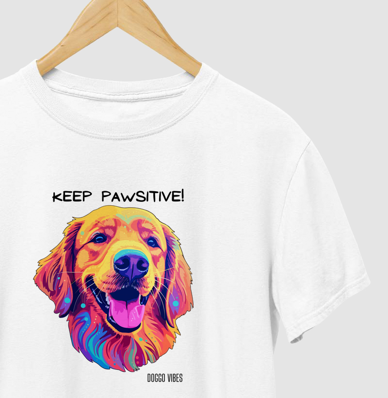 Keep Pawsitive (Golden)