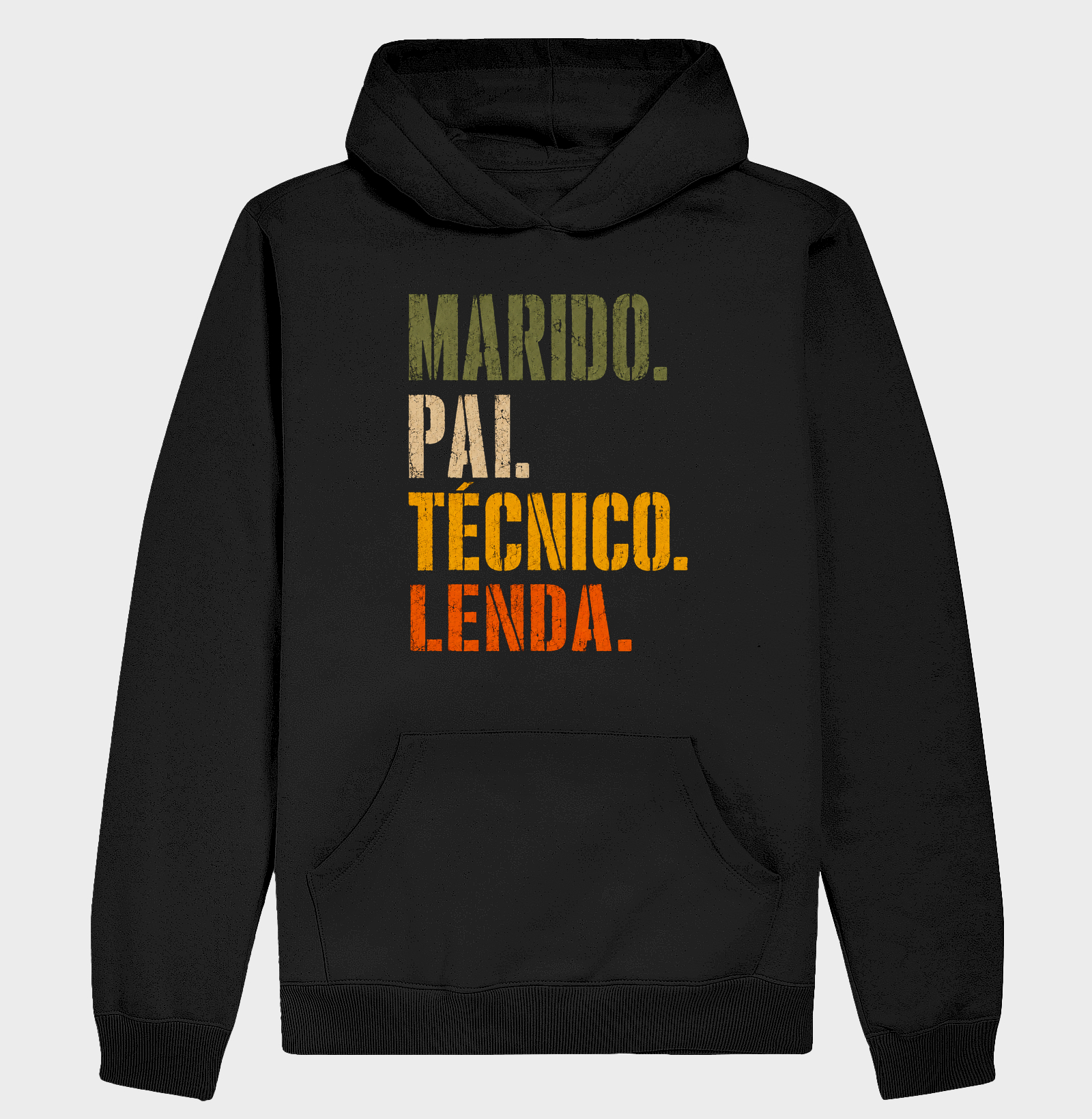 Marido, Pai, Técnico, Lenda - Hoodie Moletom