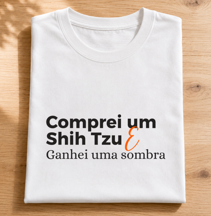Comprei um Shih tzu e ganhei uma sombra
