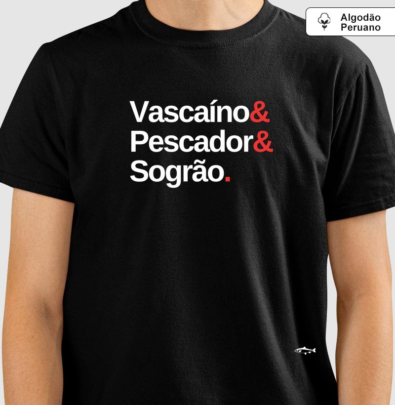 VASCAÍNO E PESCADOR E SOGRÃO (Algodão peruano)
