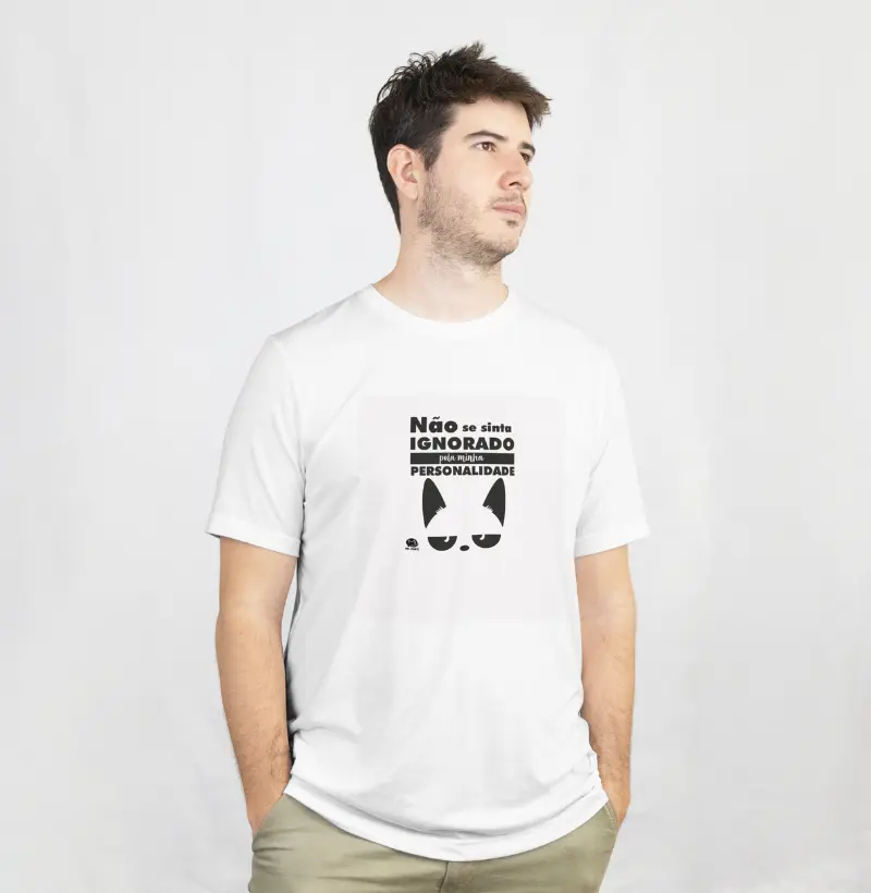 Uma estampa sarcástica, elegante e cheia de atitude.