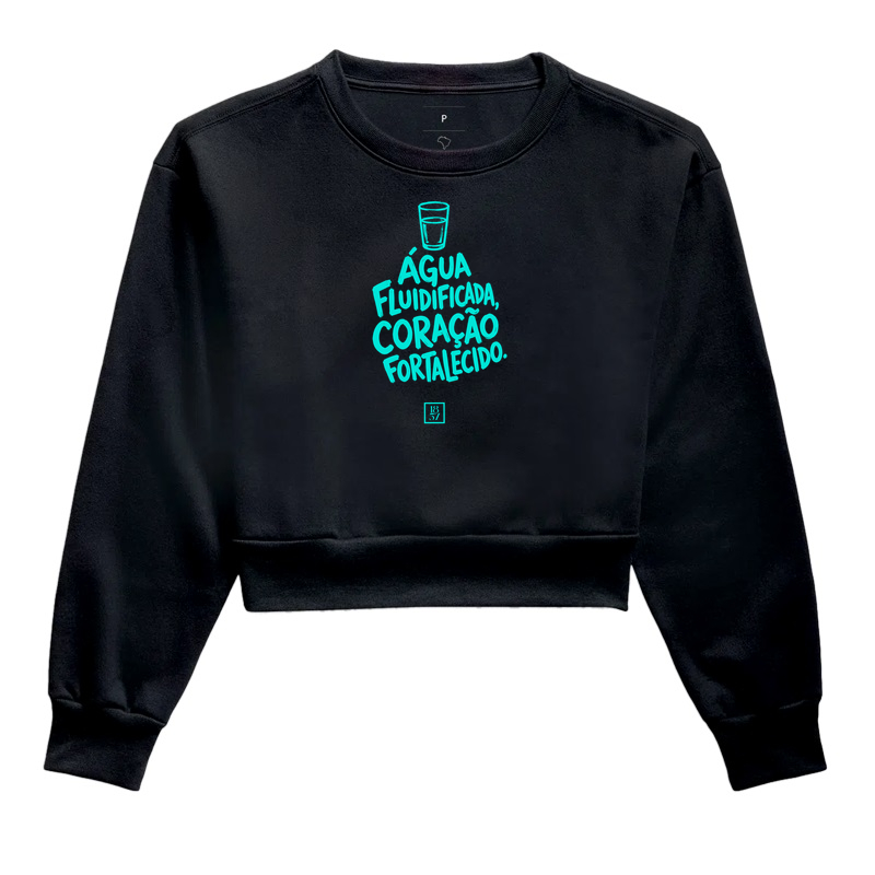 Camiseta Água Fluidificada, Coração Fortalecido